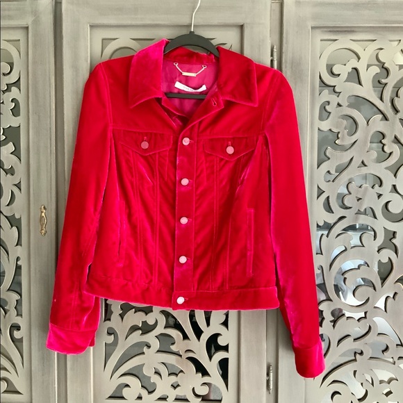 Givenchy pink velvet button up  jacket - Picture 15 of 16